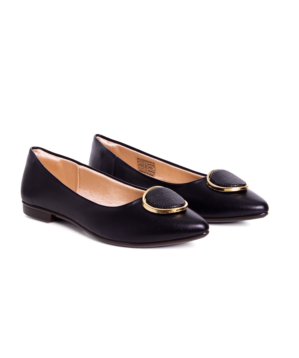Sapatilha Feminina Pixolé Bico Fino Preto