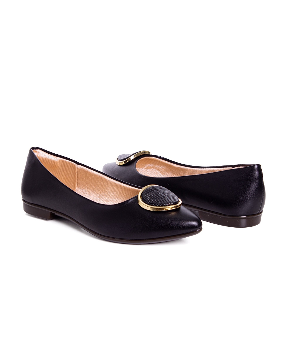 Sapatilha Feminina Pixolé Bico Fino Preto