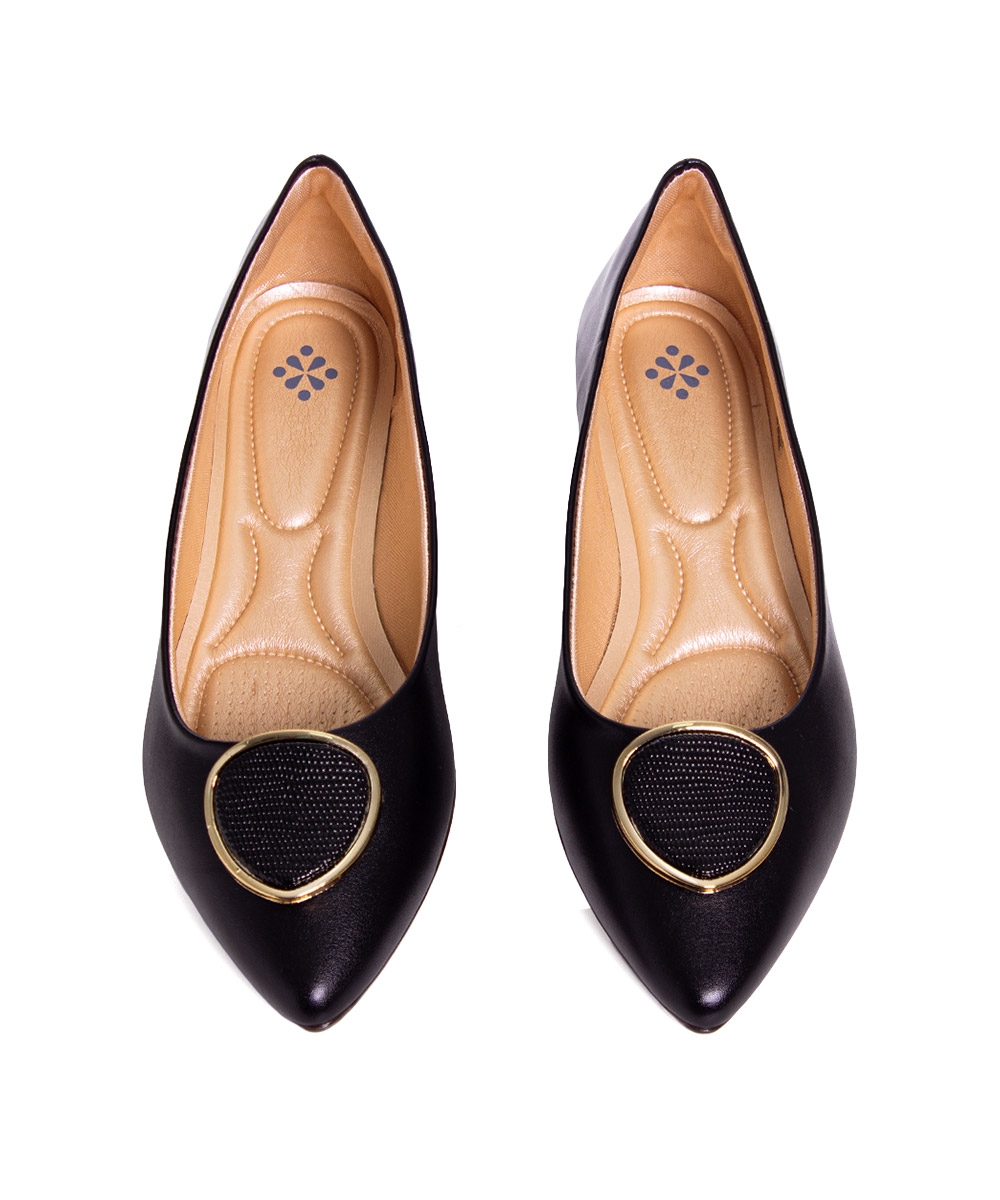 Sapatilha Feminina Pixolé Bico Fino Preto