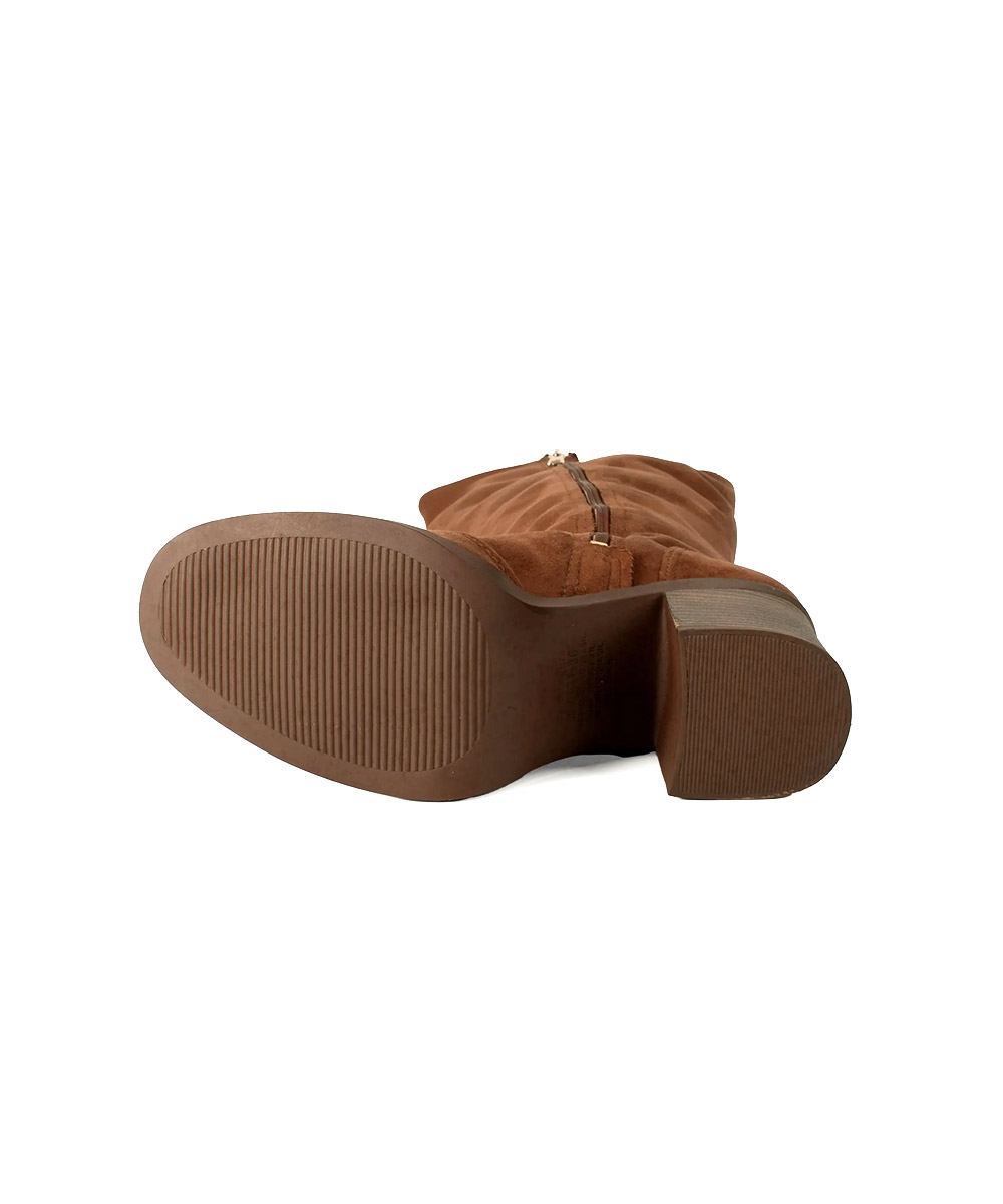 Bota Cano Longo Dakota Salto Médio Camel