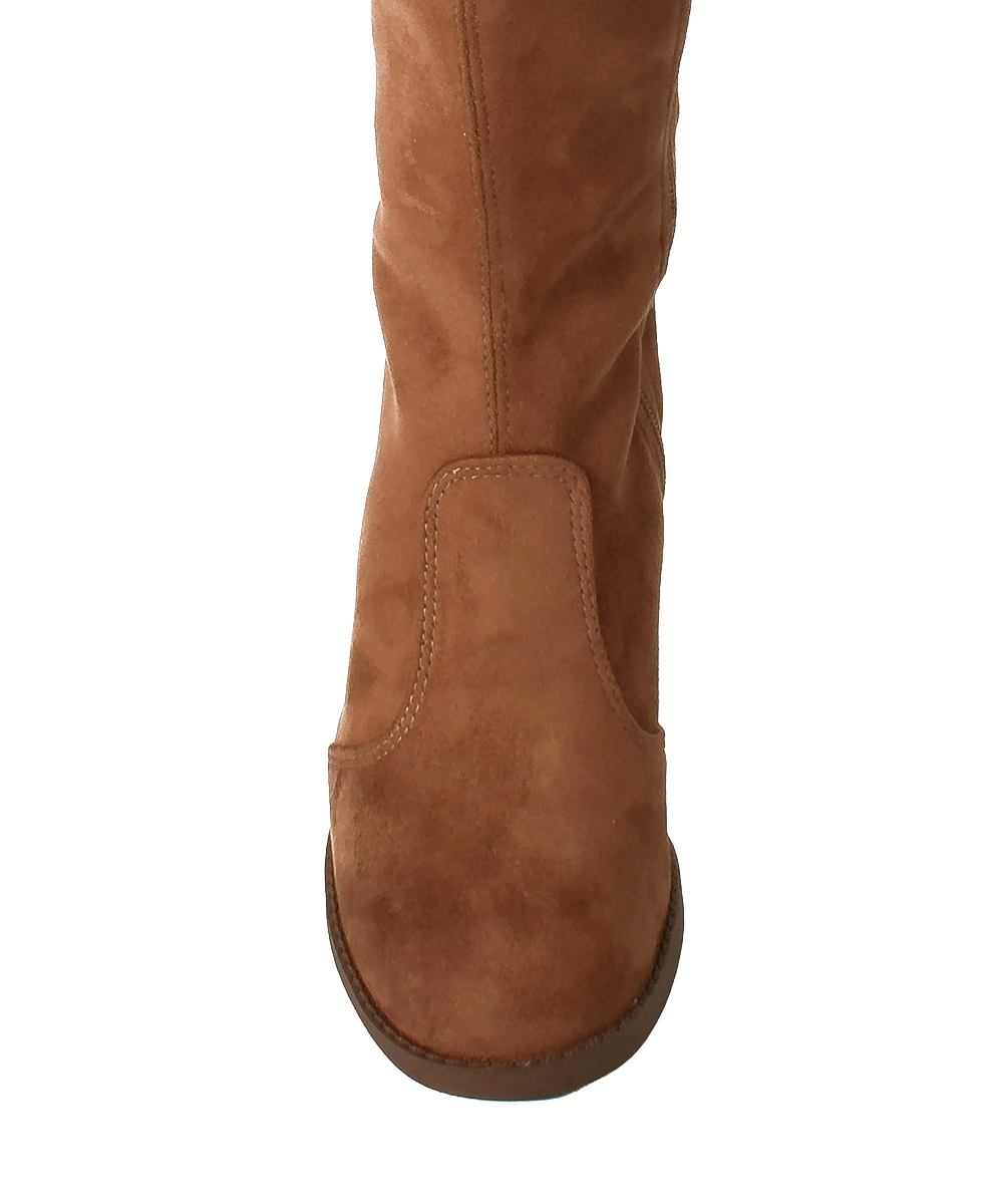 Bota Cano Longo Dakota Salto Médio Camel