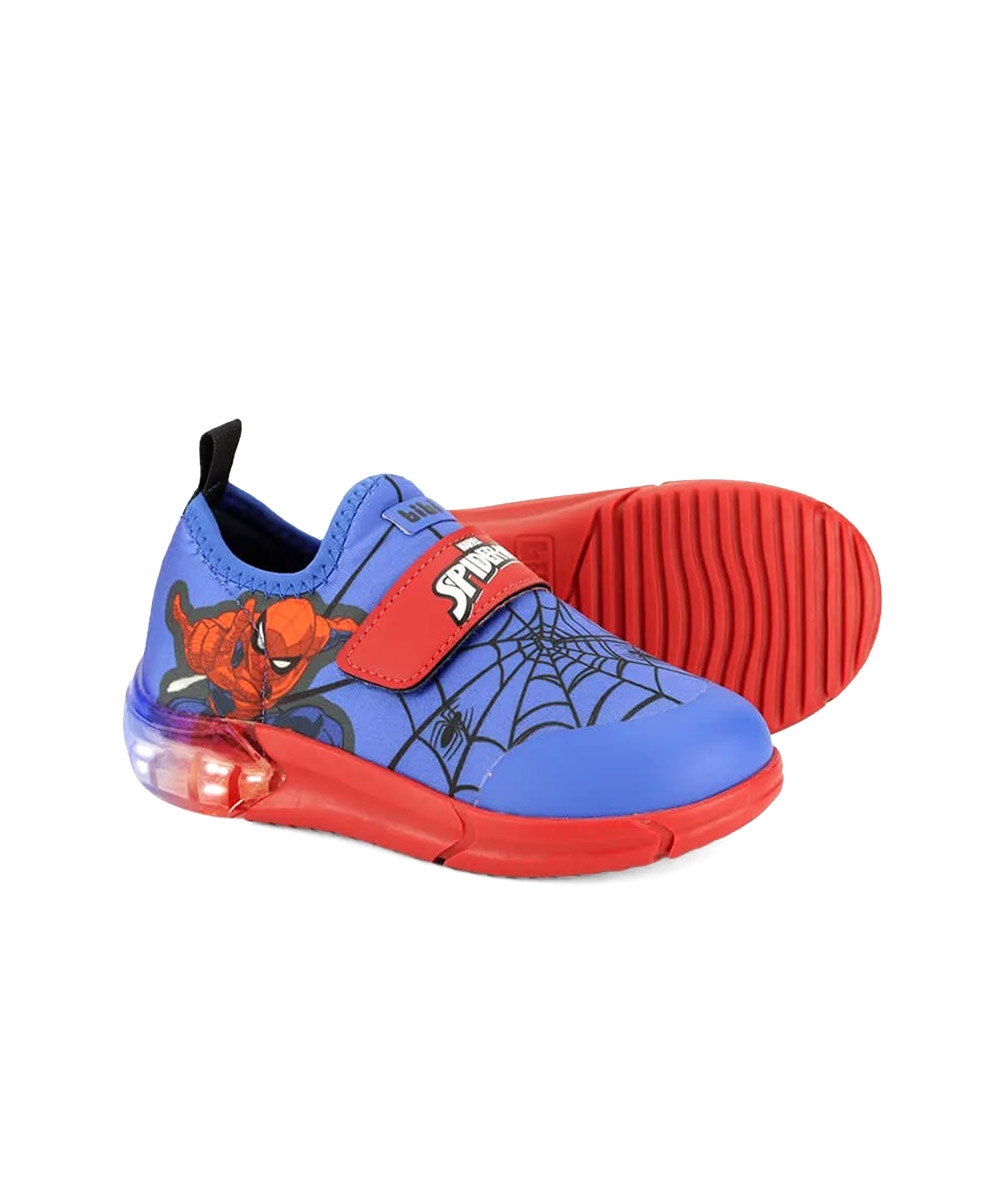 Tênis Infantil Bibi Space Homem Aranha Azul/vermelho