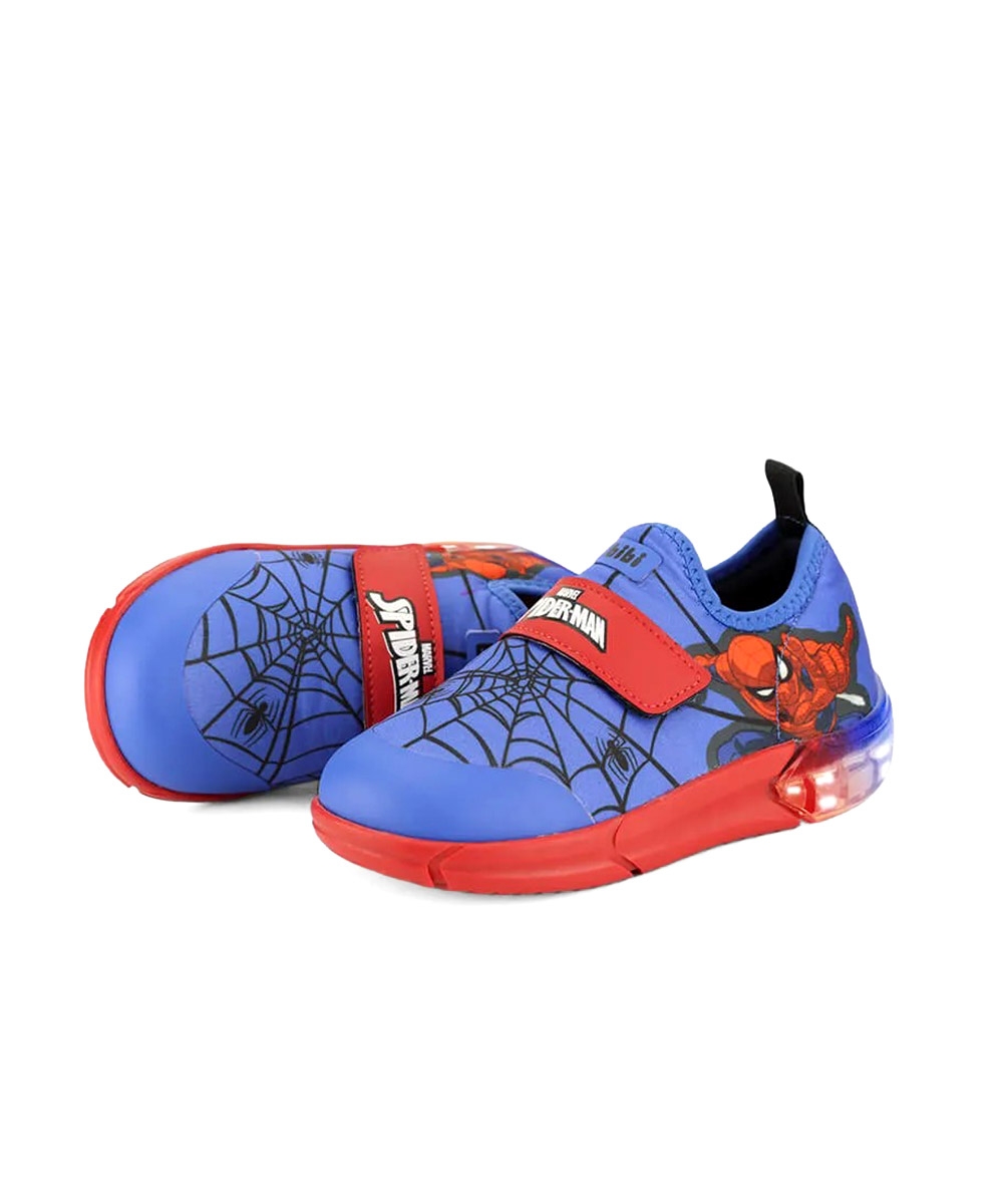 Tênis Infantil Bibi Space Homem Aranha Azul/vermelho