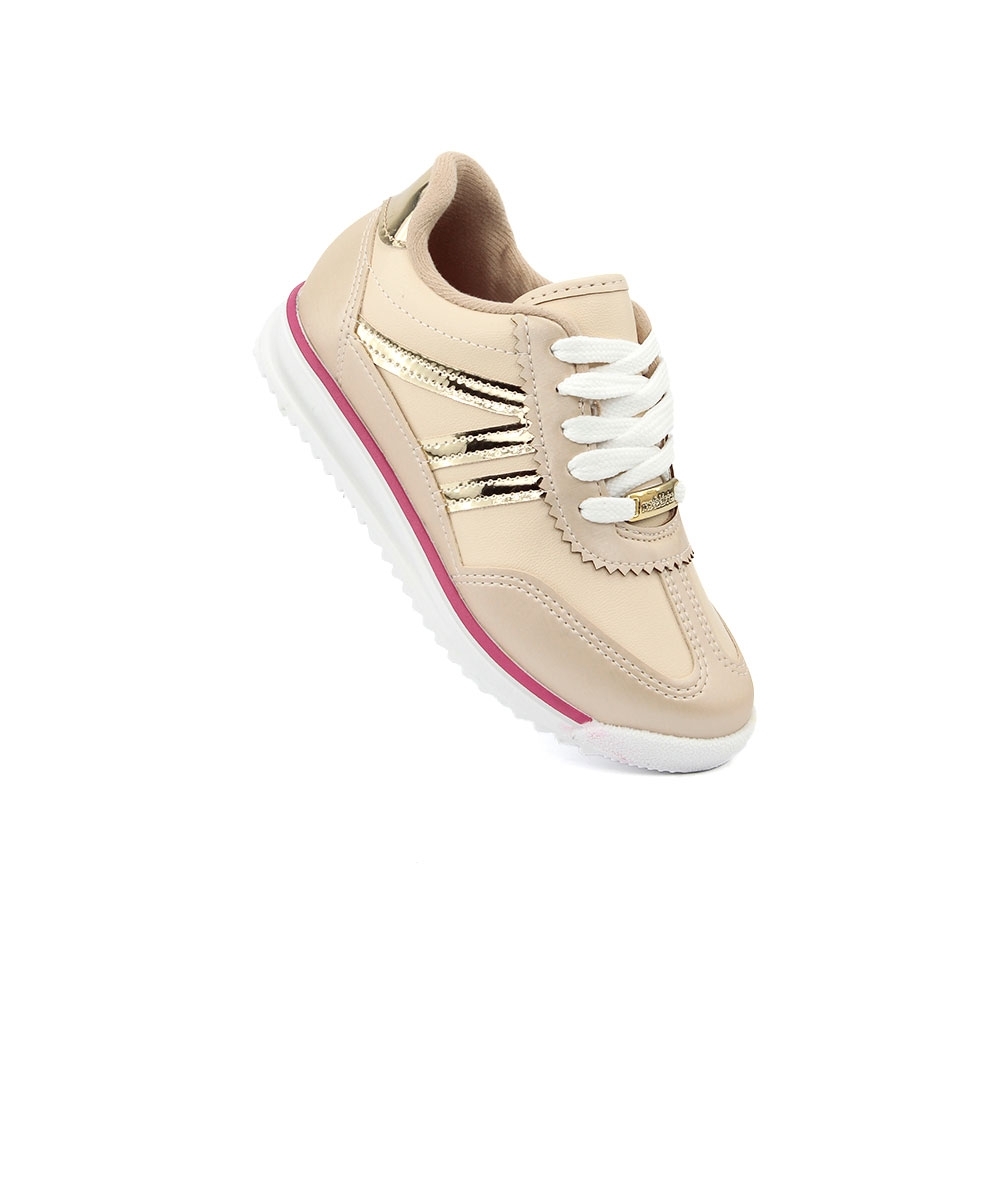 Tênis Casual Infantil Molekinha Creme