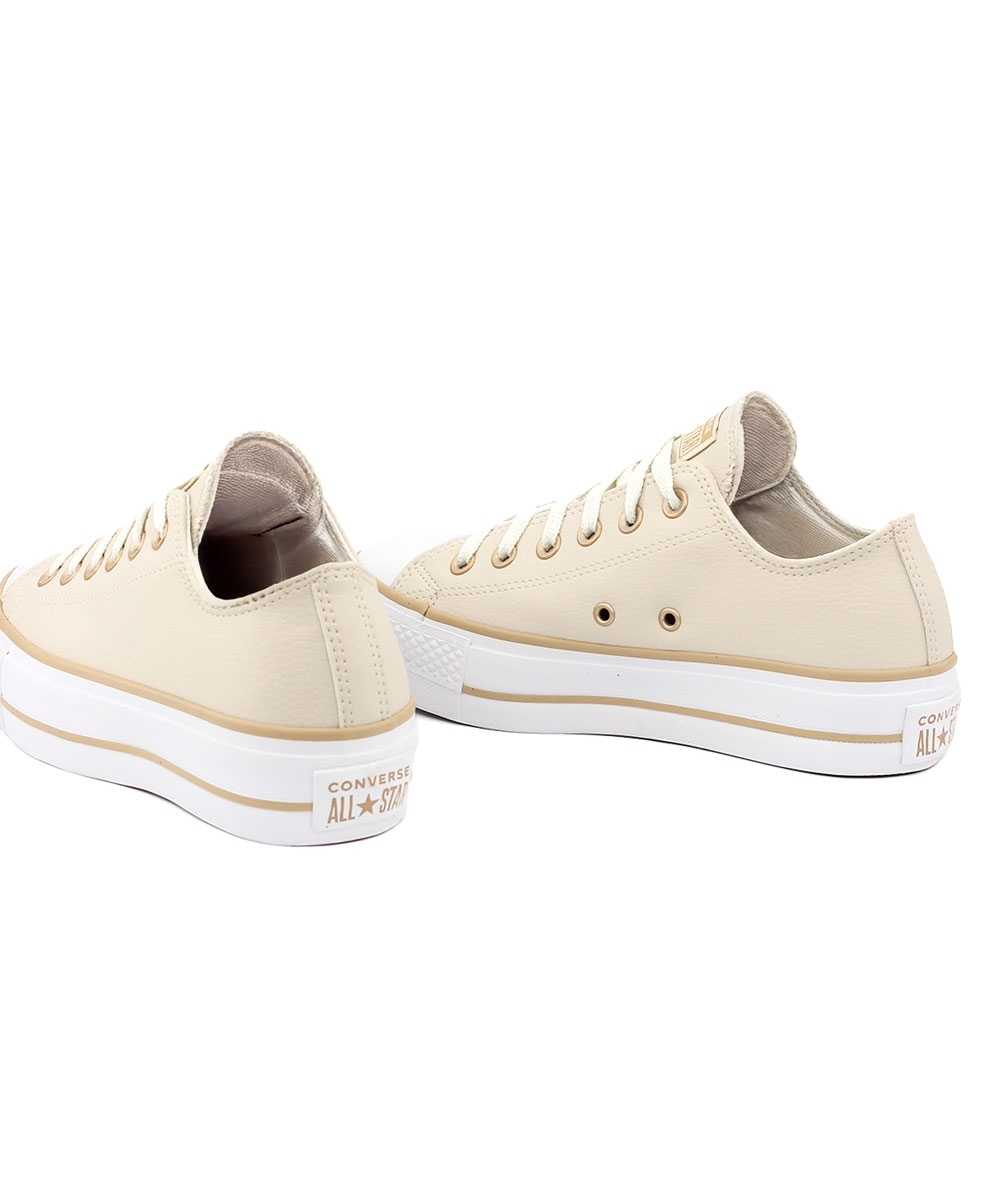 Tênis Converse All Star Platforma Ct0983 Bege