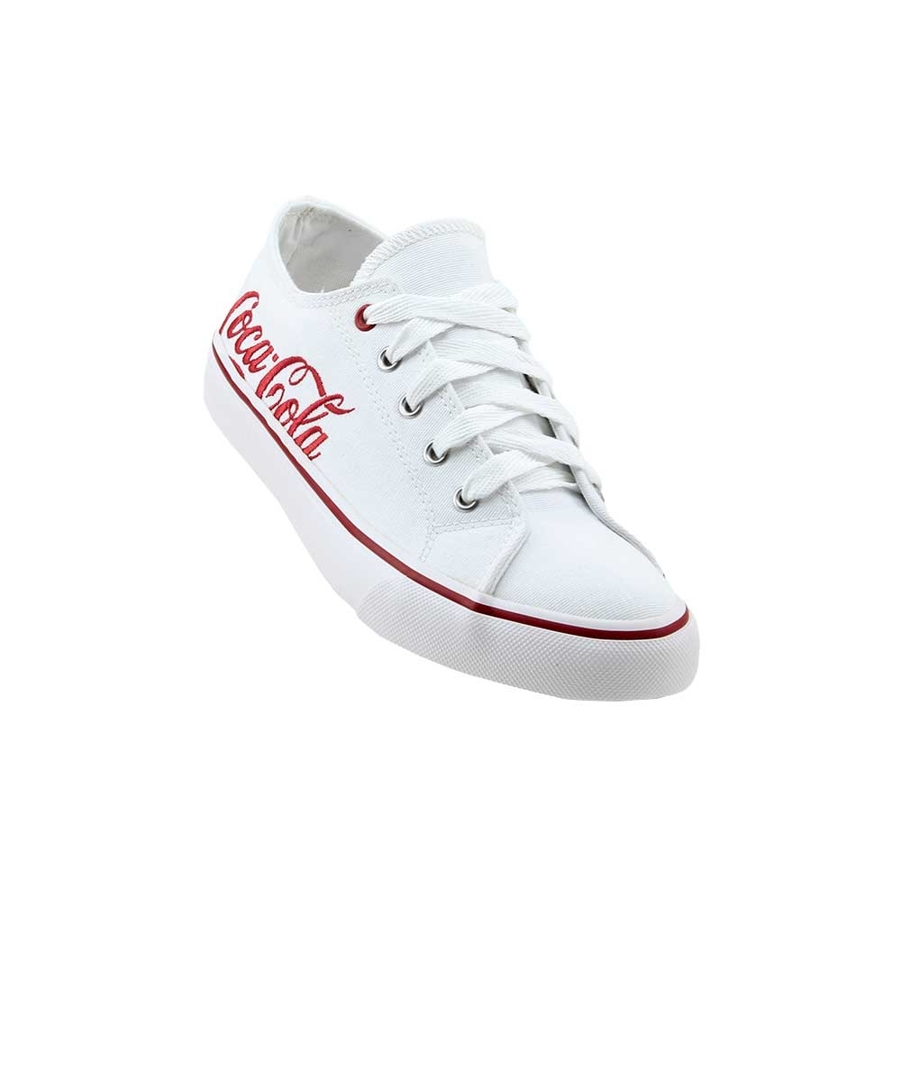 Tênis Feminino Coca Cola Shoes Cc2452 Branco/verm.