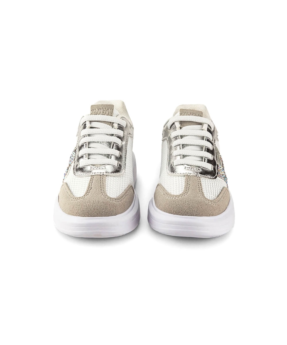 Tênis Infantil Bibi Glam Brilhos BRANCO/PRATA