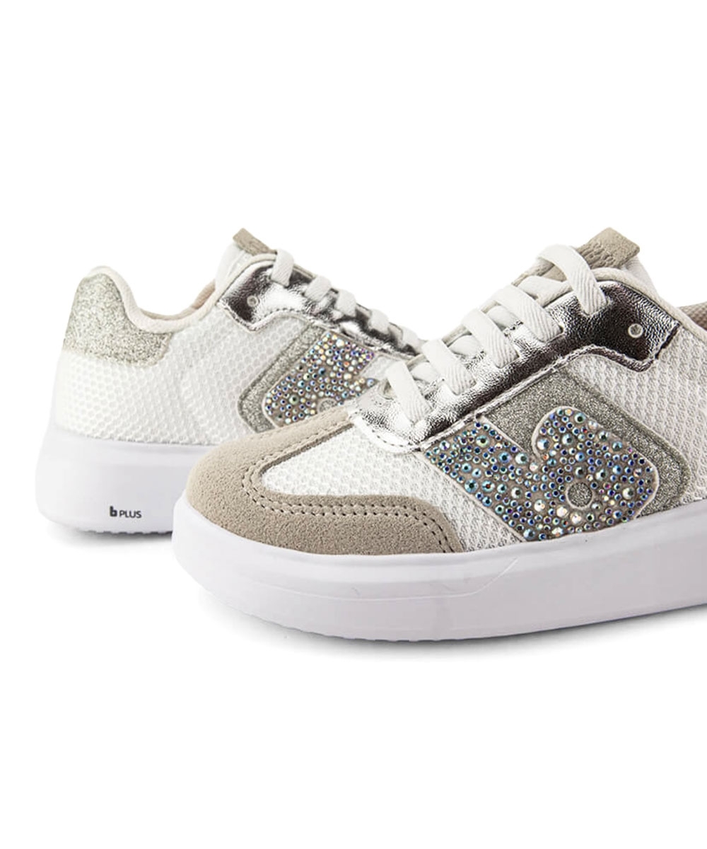 Tênis Infantil Bibi Glam Brilhos BRANCO/PRATA