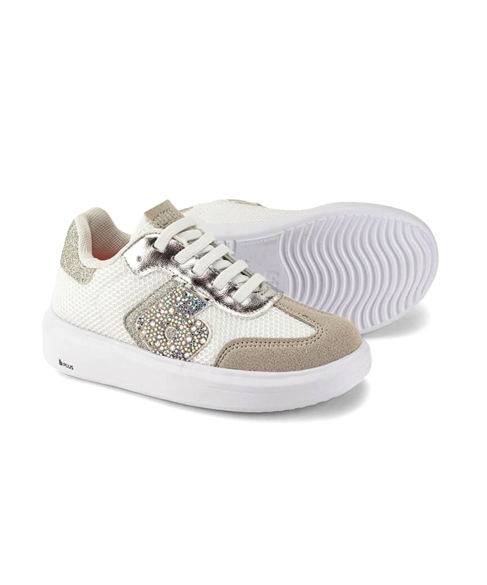 Tênis Infantil Bibi Glam Brilhos BRANCO/PRATA