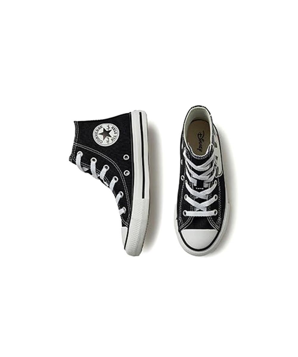 Tênis Infantil Cano Alto Converse All Star Mickey. Preto