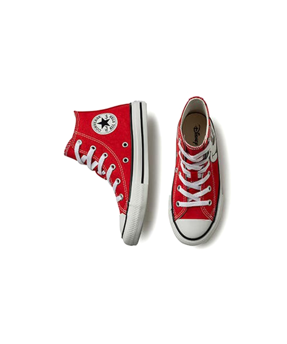 Tênis Infantil Cano Alto Converse All Star Minnie Vermelho