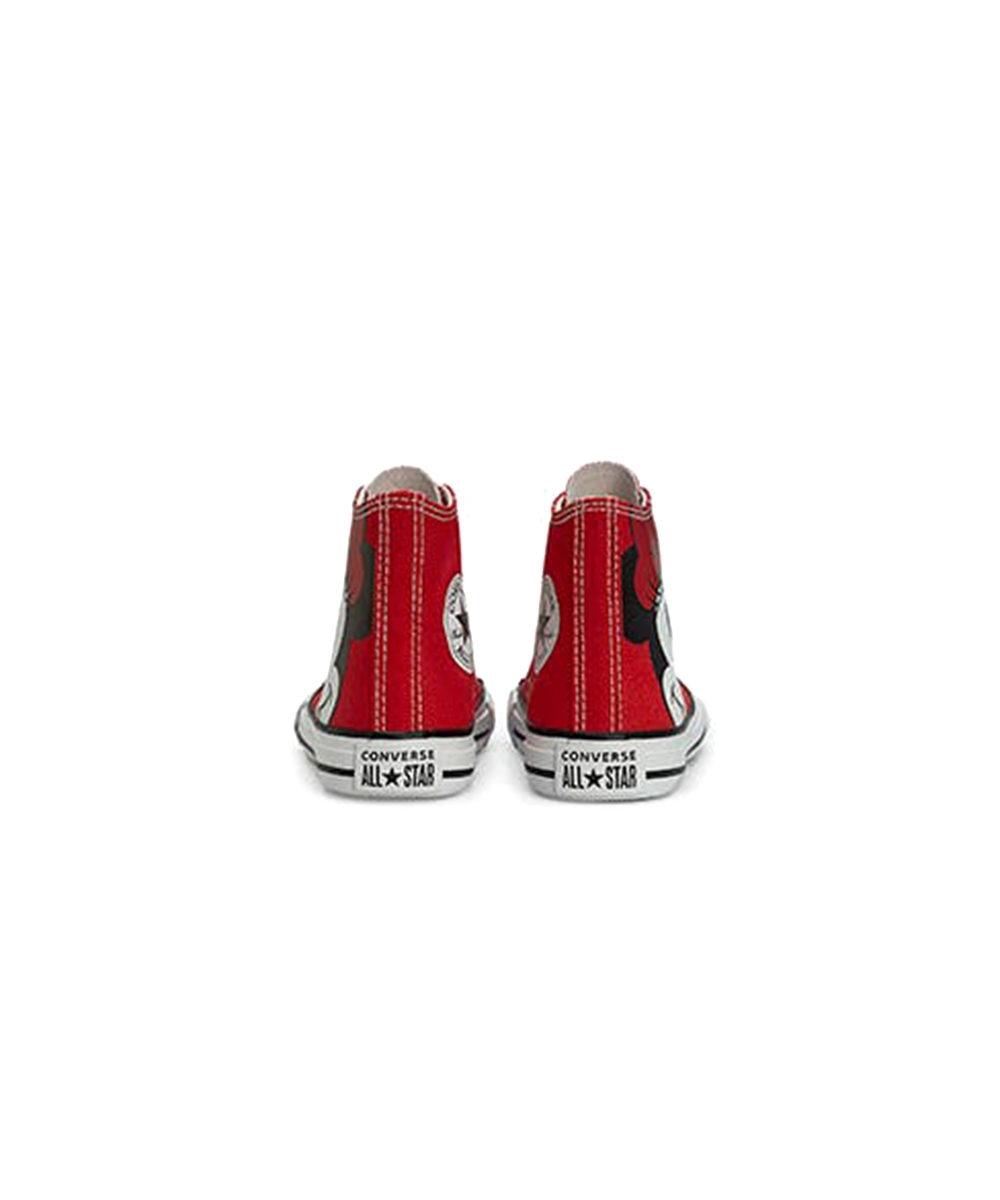 ミニー⭐️⭐️ Tênis Infantil Cano Alto Converse All Star Minnie Vermelho