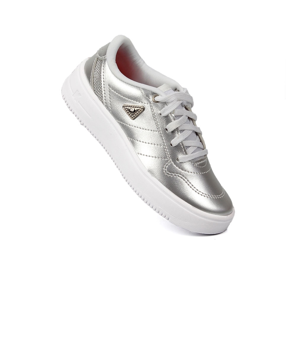 Tênis Infantil Kidy K360 Nova York Prata