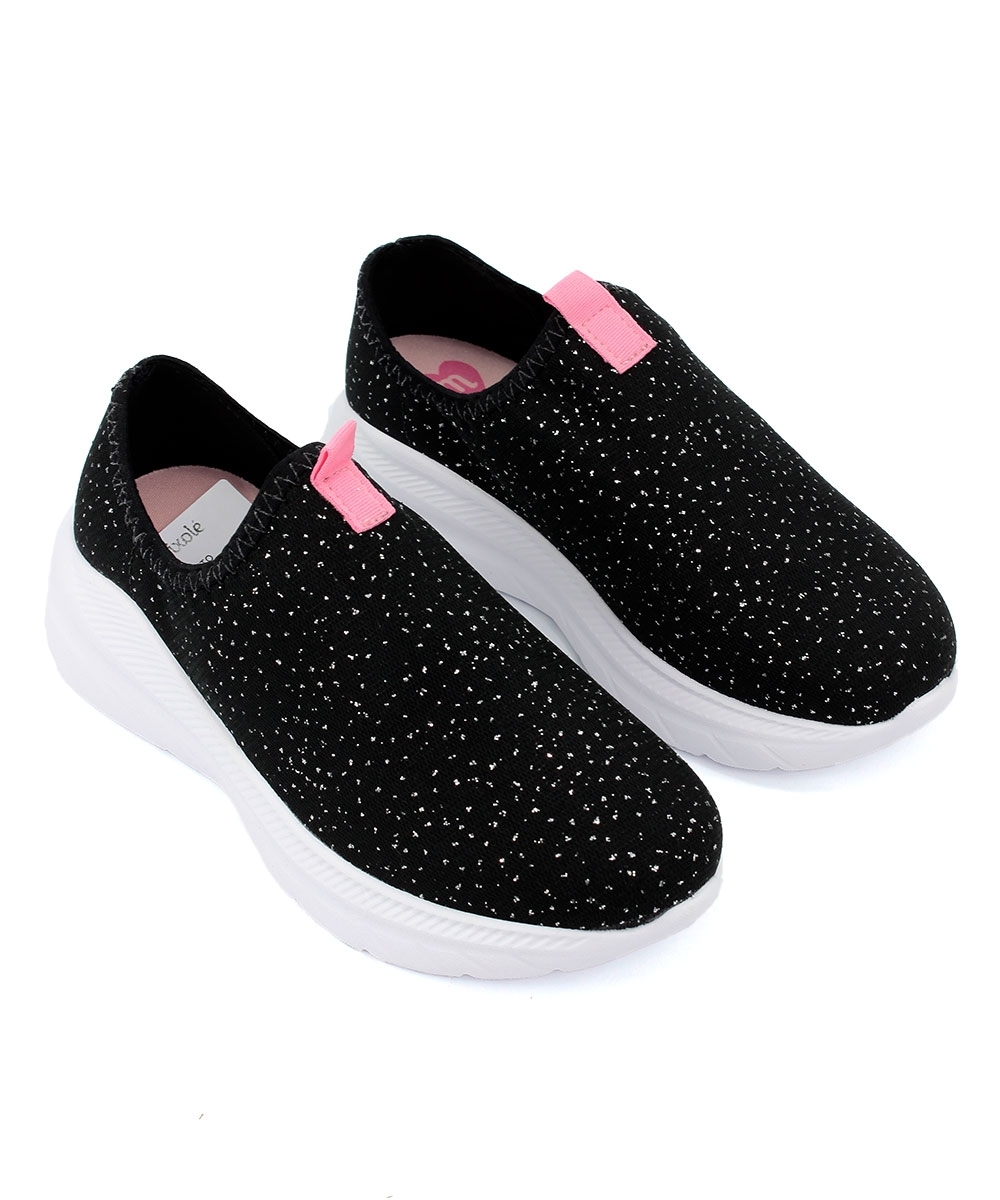 Tênis Infantil Molekinha Slip On Preto