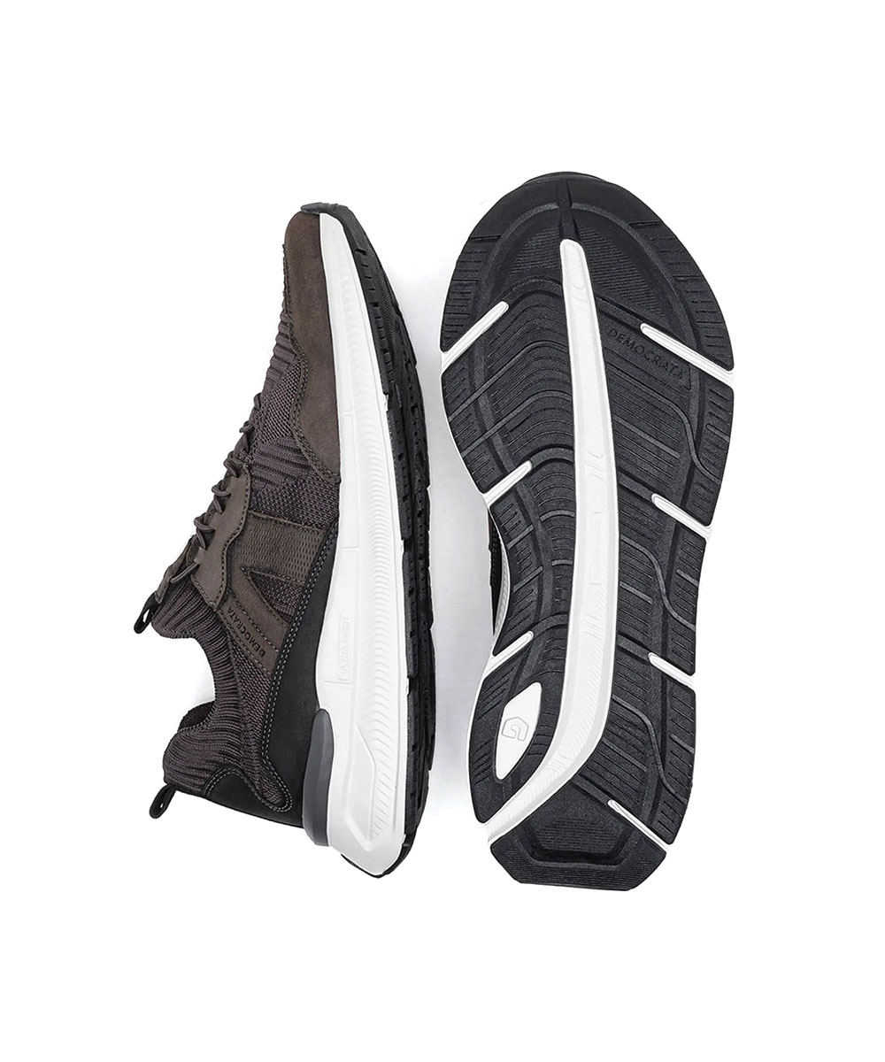 Tênis Masculino Democrata Brad Ultra Light Smoke