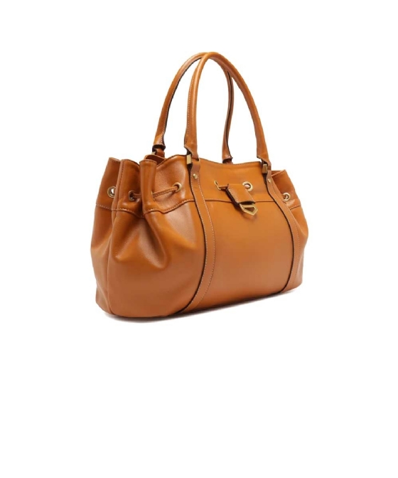 Bolsa Shopping Arezzo Alicia Média A50014-0539 Couro Caramelo