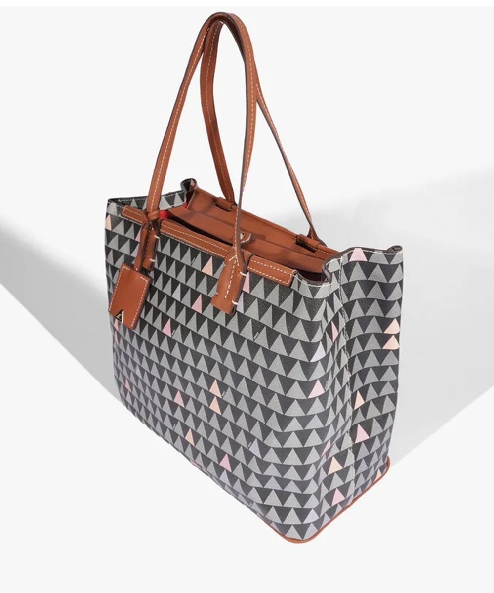 Bolsa Shopping Schutz Neo Nina Triangle Preto