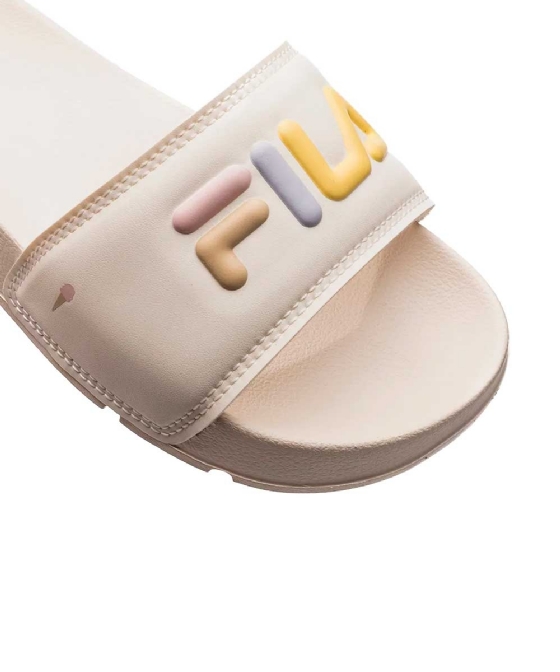 Chinelo Slide Fila Drifter Infantil 31k334x Bege