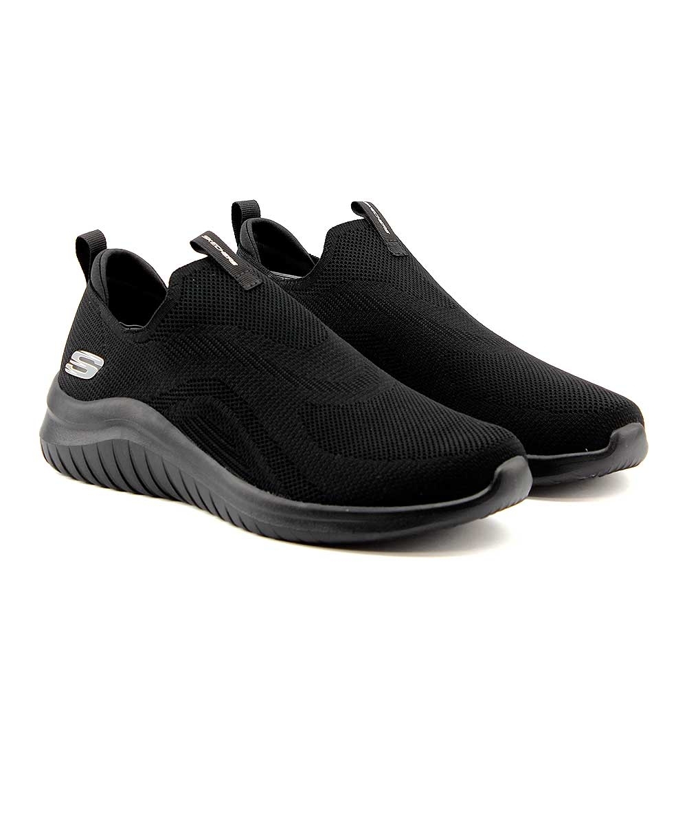 ②しょー Tênis Skechers Ultra Flex 2.0 Slip On 894291 Preto