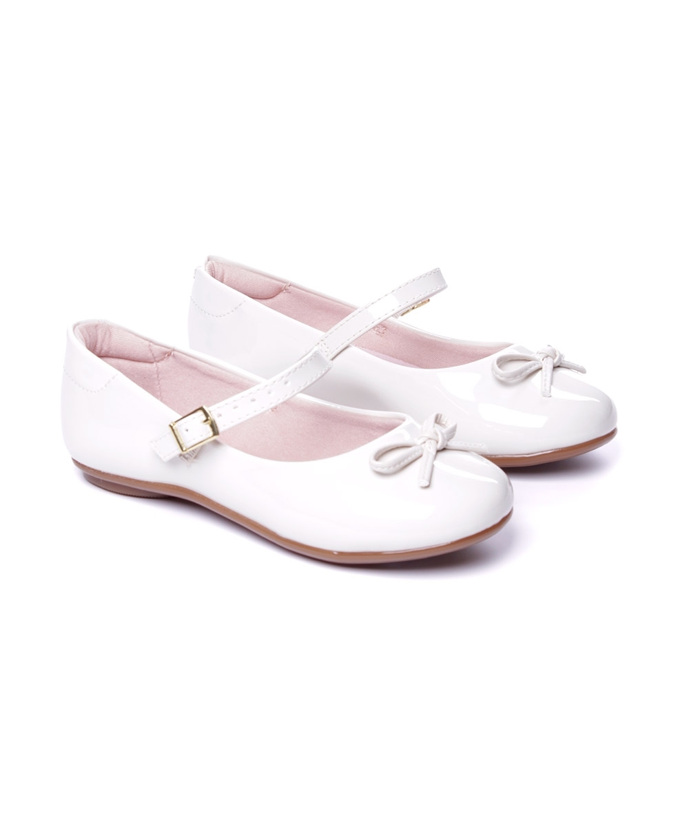 Sapatilha Infantil Molekinha Laço Off White