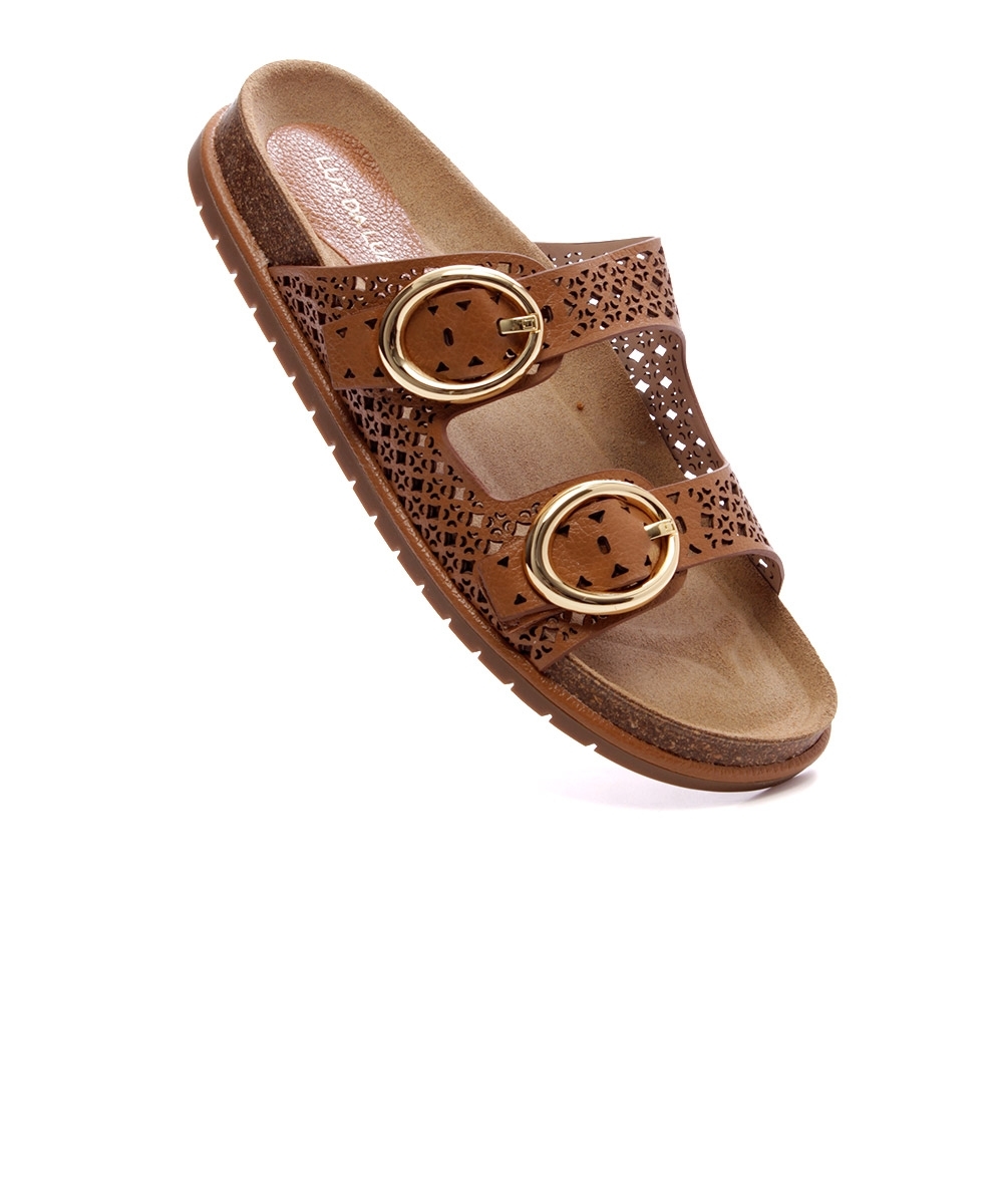 Tamanco Flatform Luz Da Lua Couro New Ridge Ambar