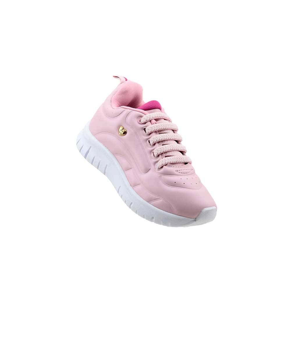 Tênis Infantil Kidy Ultra Flex 4451002 Nude/rosa
