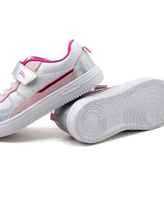 Tênis Infantil Ortopasso Force One 49528 20/27 Prata