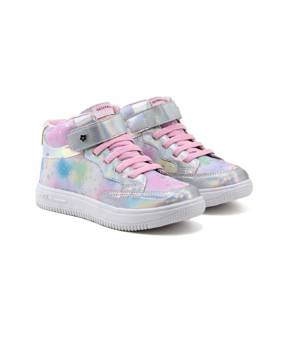 Tênis Infantil Ortopasso Force One 49530 28/32 Prata