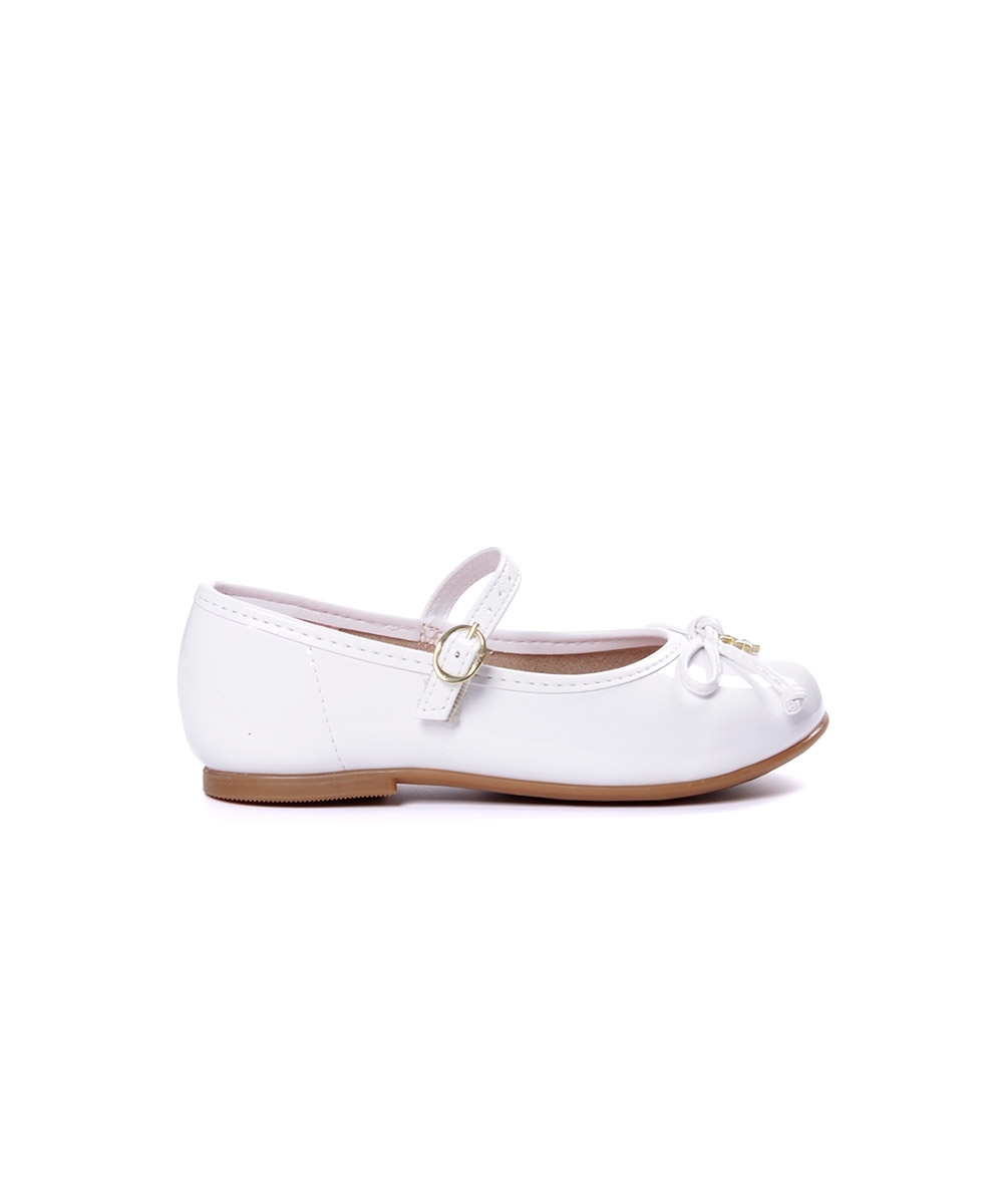 Sapatilha Infantil Molekinha Laço Star Branco