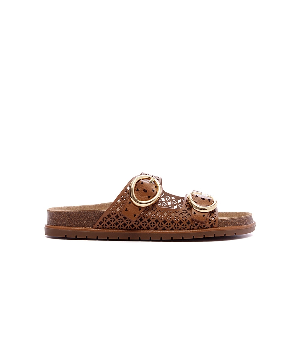 Tamanco Flatform Luz Da Lua Couro New Ridge Ambar