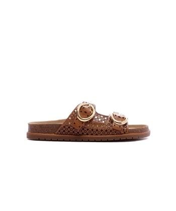 Tamanco Flatform Luz Da Lua Couro New Ridge Ambar