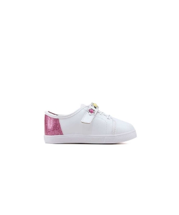 Tênis Molekinha Bebê Star 2118.581 Branco/rosa